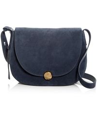 Madewell - The Dakota Large Suede Saddle Bag - Lyst