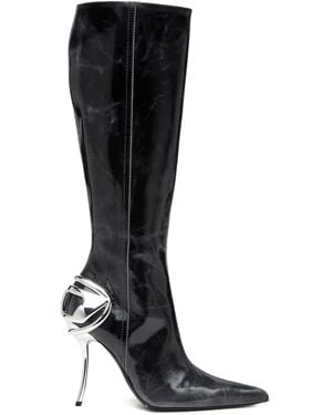 DIESEL D-Ten&Half Knee-High Boots - Black